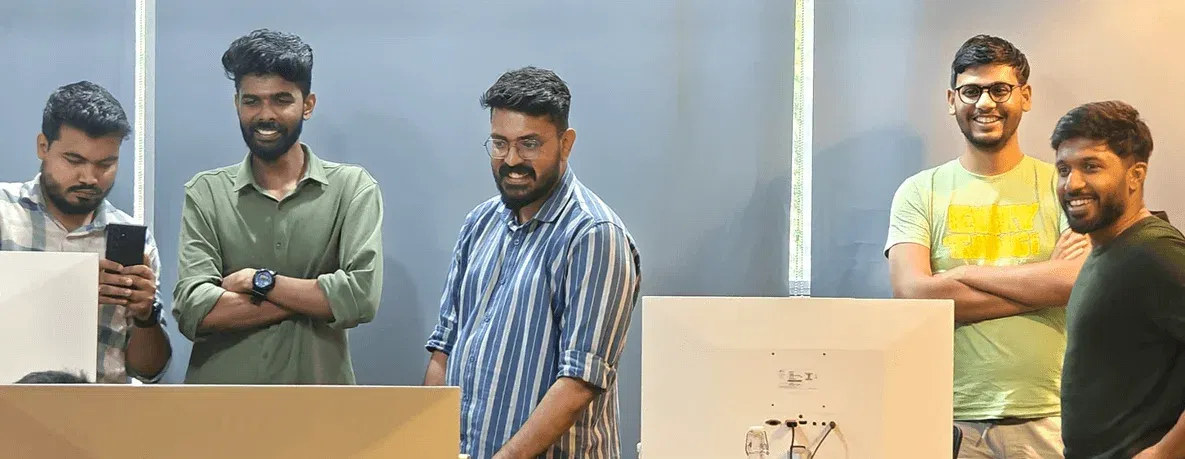 Team member presenting